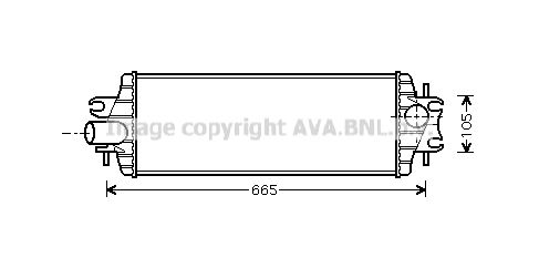 AVA QUALITY COOLING Välijäähdytin RTA4358